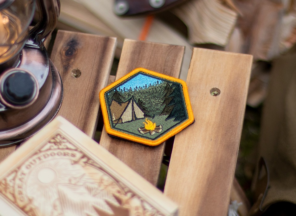 【ゆうパケット対象 】PDW Campsite 2019 Morale Patch