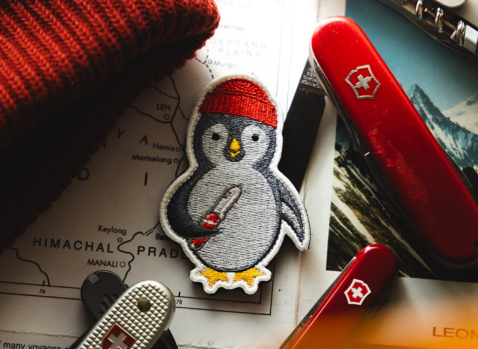 【ゆうパケット対象 】PDW Team-Z EDC Penguin Morale Patch