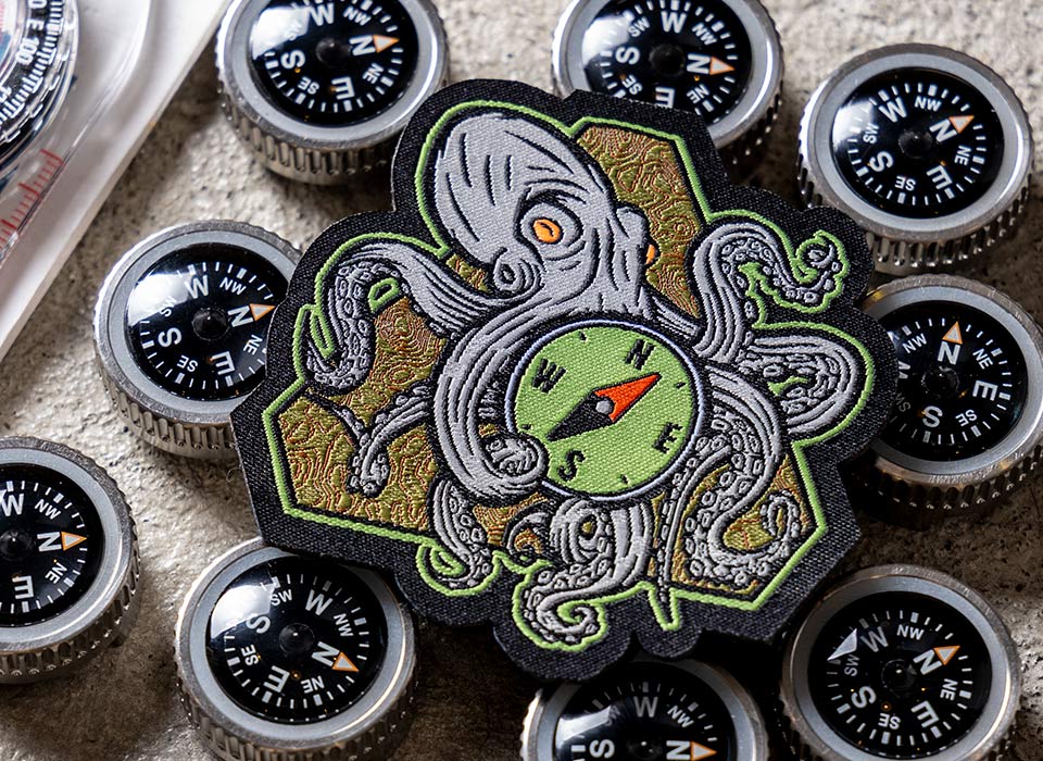 【ゆうパケット対象 】SPD X WTG Kraken Compass Morale Patch