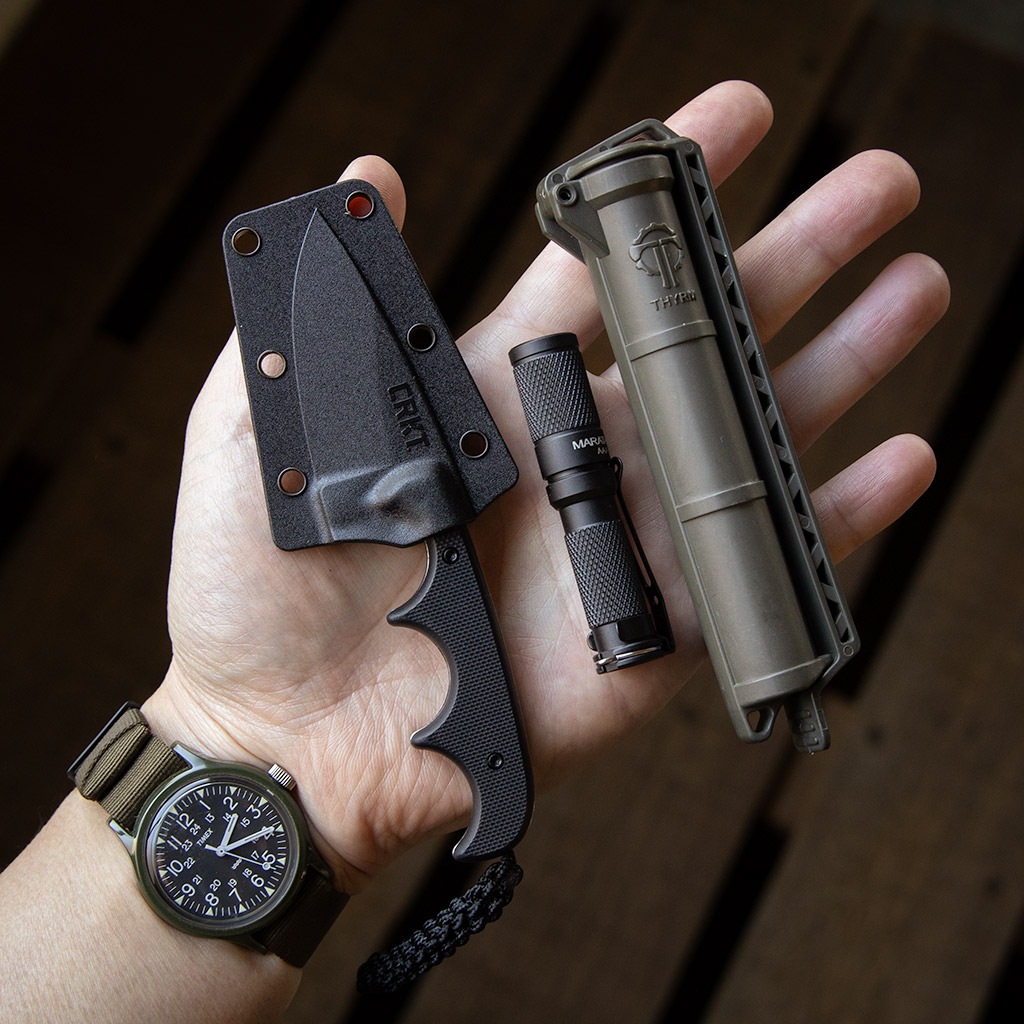 【CRKT コロンビアリバー】Minimalist Drop Point - Black