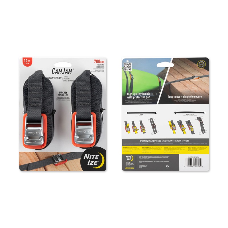Nite Ize ナイトアイズ】Camjam Tie Down Strap | KINRYU