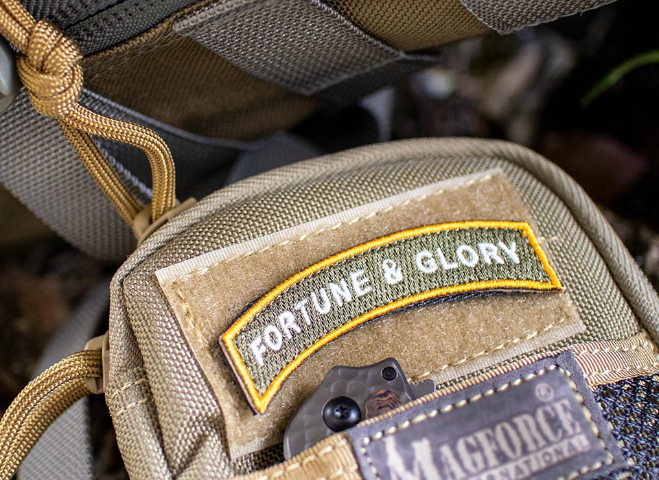 【ゆうパケット対象 】PDW Fortune & Glory Tab Morale Patch