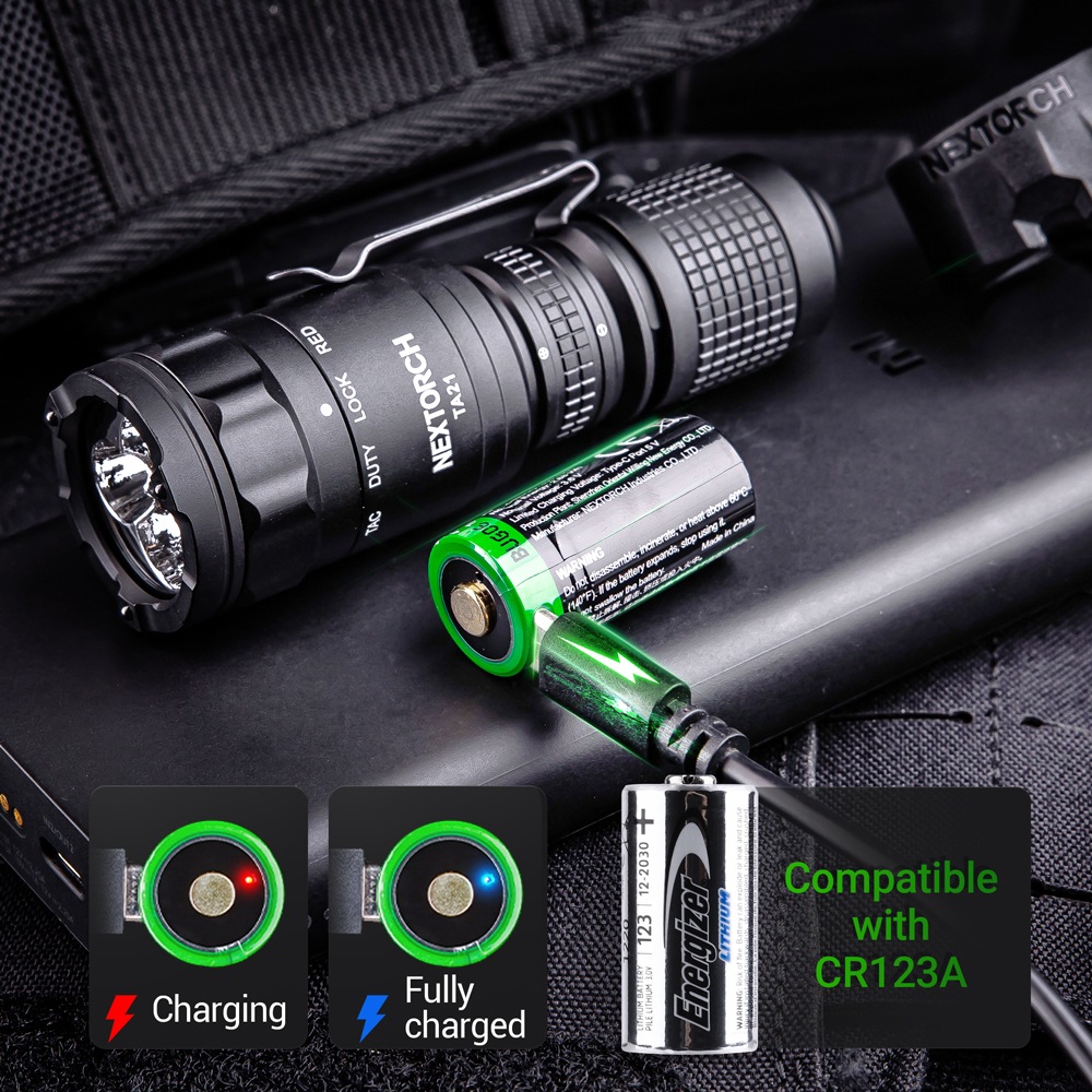 【Nextorch ネクストーチ】 TA21 Tactical Flashlight