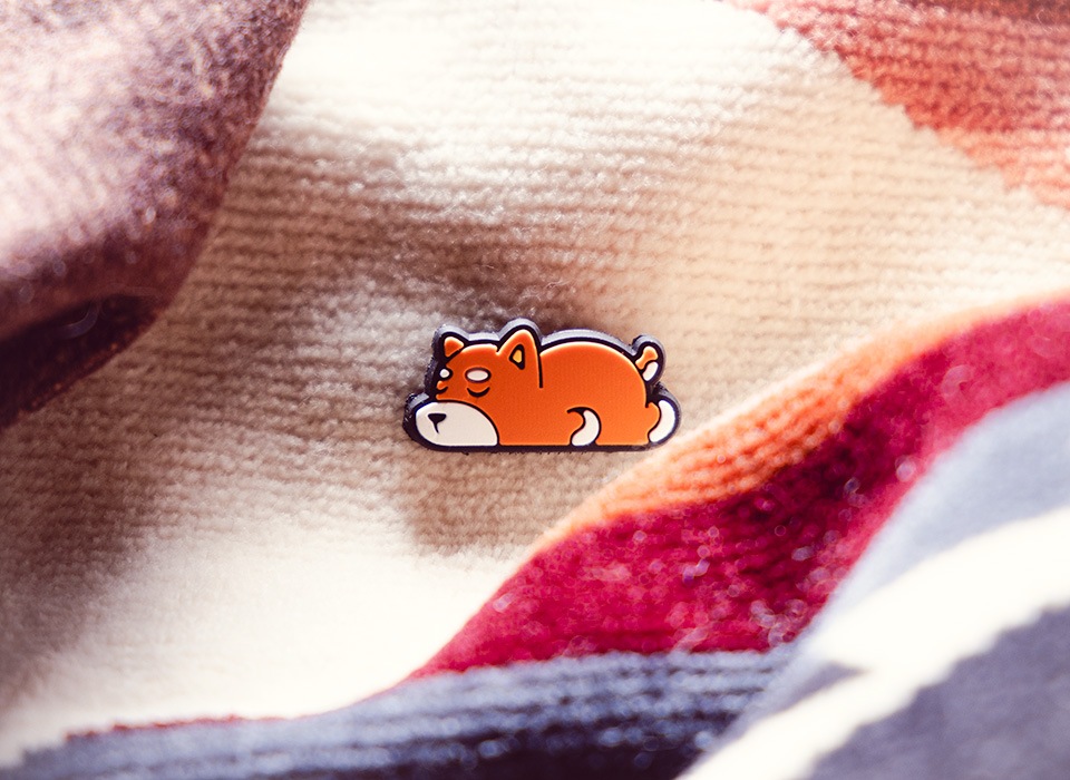 【ゆうパケット対象 】PDW Shiba Inu Napping Cat Eye