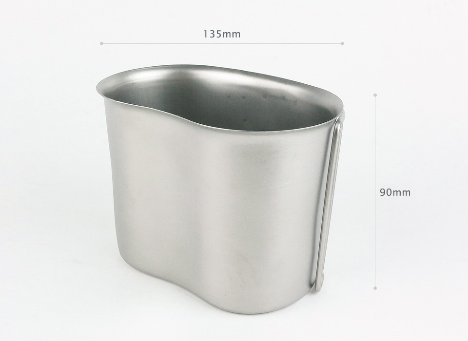 【Rothco ロスコ】GI Style Stainless Steel Canteen Cup