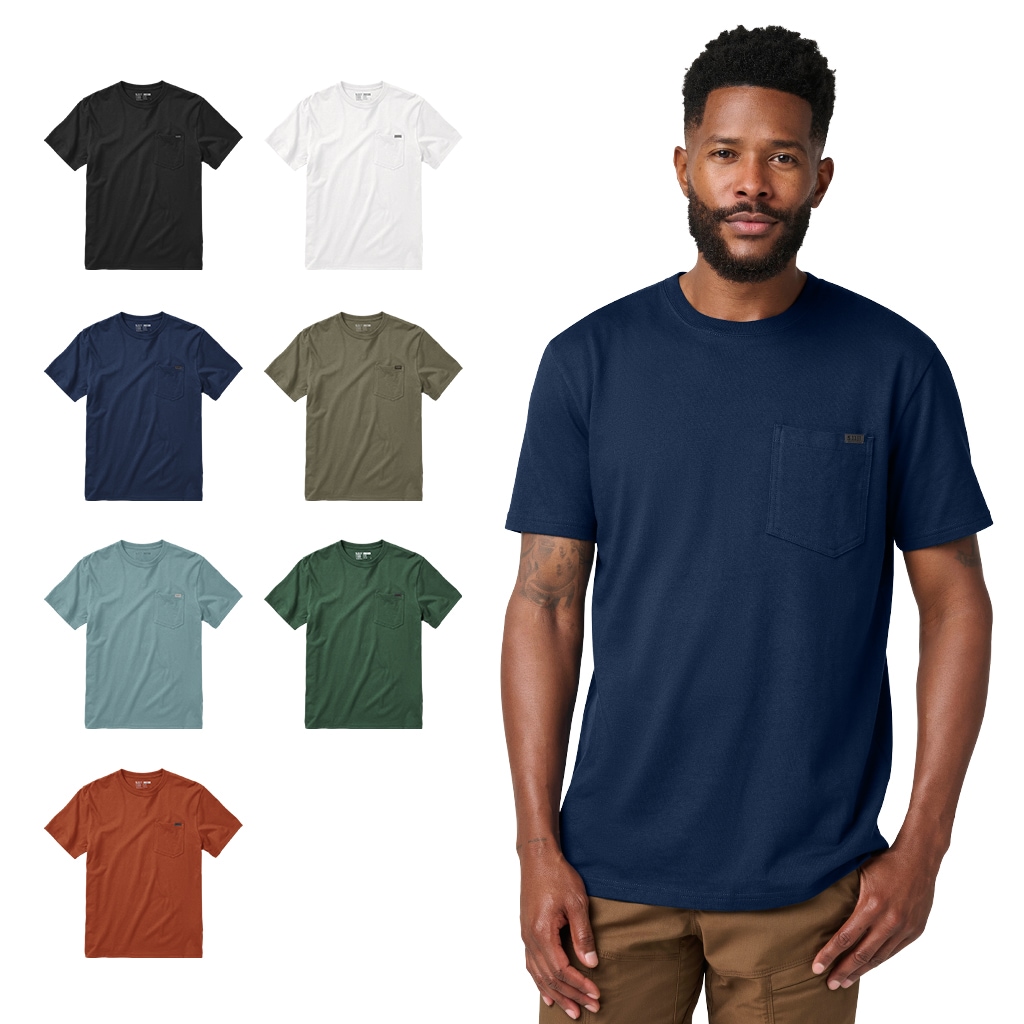 【5.11 Tactical ファイブ イレブン タクティカル】Elite Short Sleeve Pocket Tee