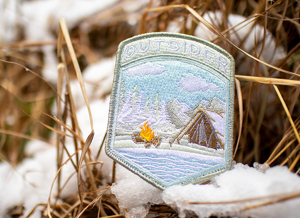 【ゆうパケット対象 】PDW Camp Outsider Winter Flash Morale Patch