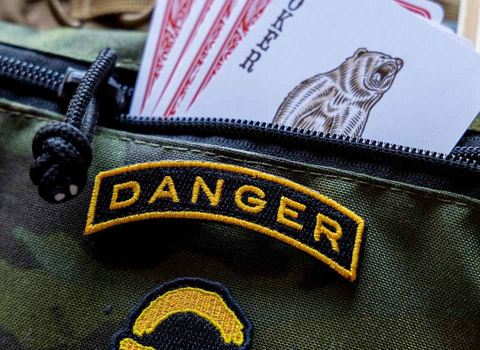 【ゆうパケット対象 】DRB Danger Tab 2022 Morale Patch