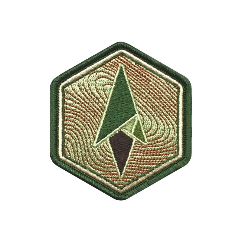 【ゆうパケット対象】【Terrain365 テレイン365】Logo Morale Patch - Topo Hexagon