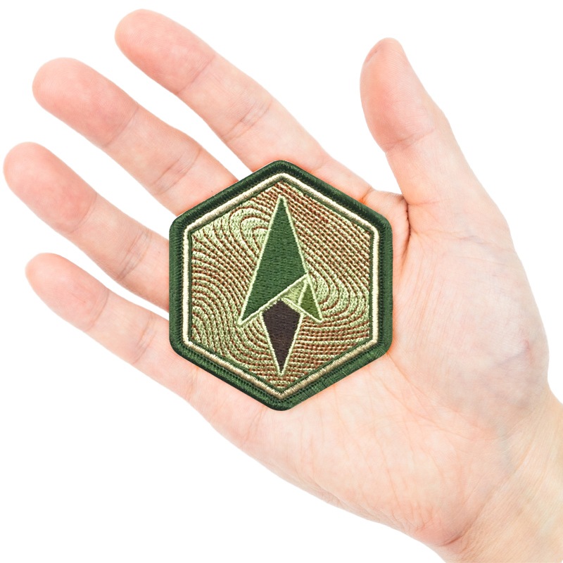【ゆうパケット対象】【Terrain365 テレイン365】Logo Morale Patch - Topo Hexagon