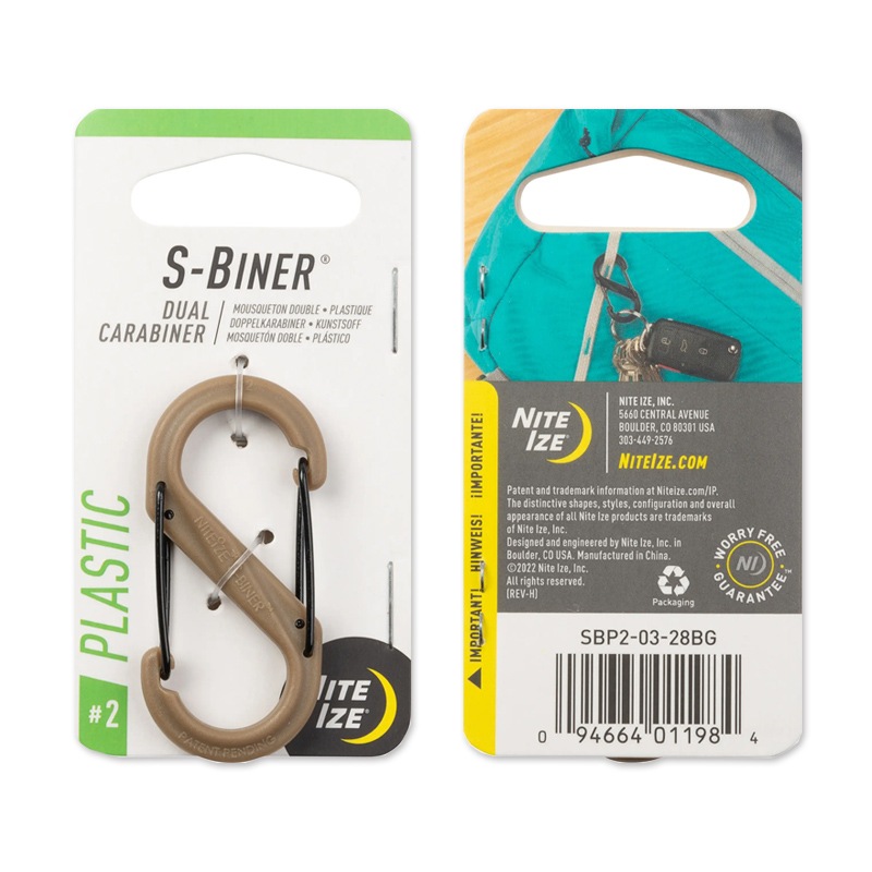 【Nite Ize ナイトアイズ】S-Biner Plastic