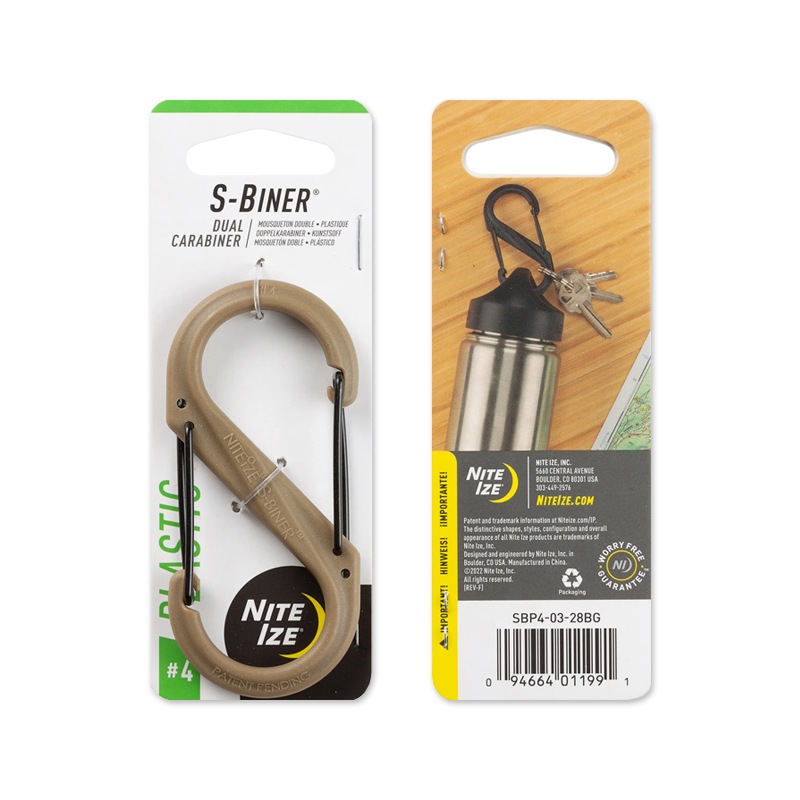 【Nite Ize ナイトアイズ】S-Biner Plastic