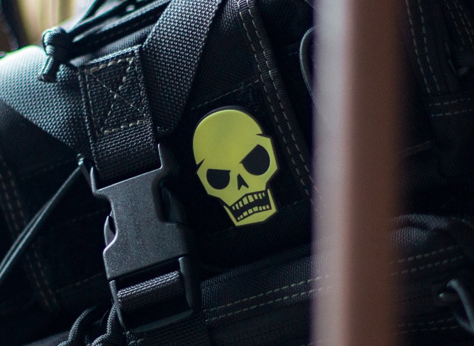 【ゆうパケット対象 】PDW Memento Mori GID PVC Morale Patch
