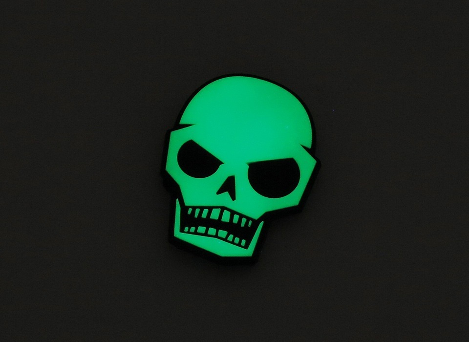 【ゆうパケット対象 】PDW Memento Mori GID PVC Morale Patch