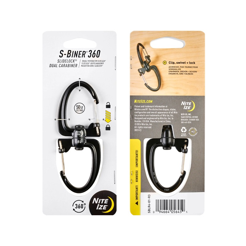 【Nite Ize ナイトアイズ】S-Biner  360 SlideLock Dual Carabiner