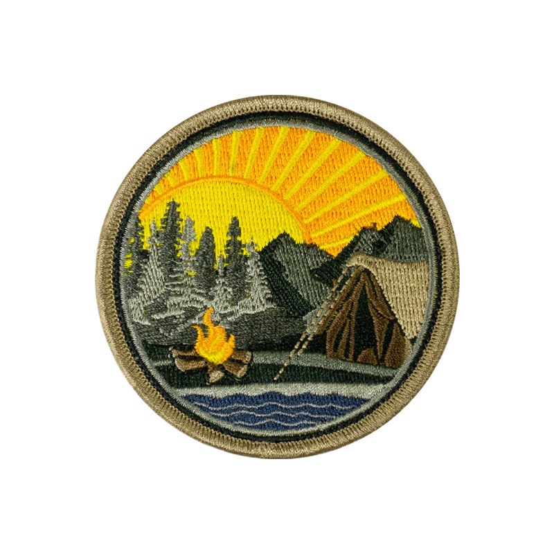 【ゆうパケット対象】【Terrain365 テレイン365】Mountain Lake Campsite Morale Patch - v1