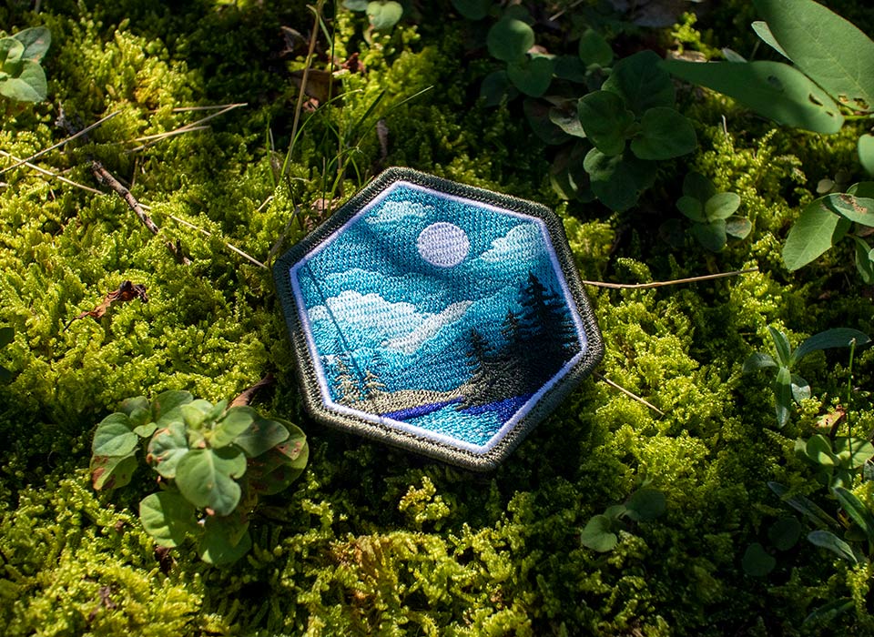 【ゆうパケット対象 】PDW Moon Lake Morale Patch