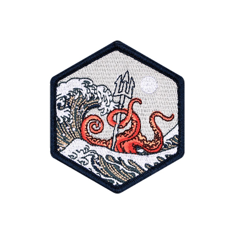 【ゆうパケット対象 】SPD Great Wave Kraken 2022 Morale Patch