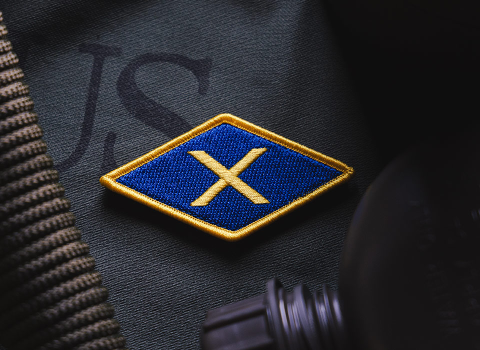 【ゆうパケット対象 】PDW 10 Year Tab Vintage Morale Patch