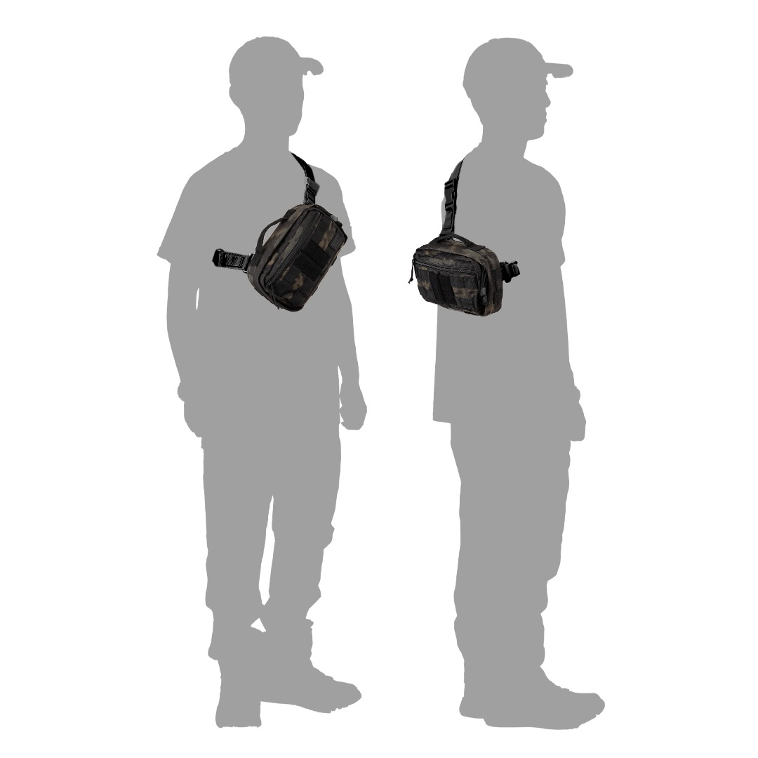 【5.11 Tactical ファイブ イレブン タクティカル】RUSH MOAB 3 - Sling pack 4L ‐ Multicam Black