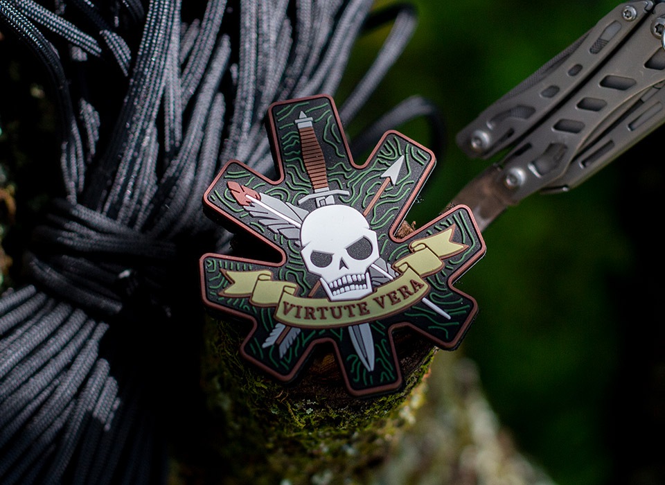 【ゆうパケット対象 】PDW VIRTUTE VERA Flash PVC Morale Patch