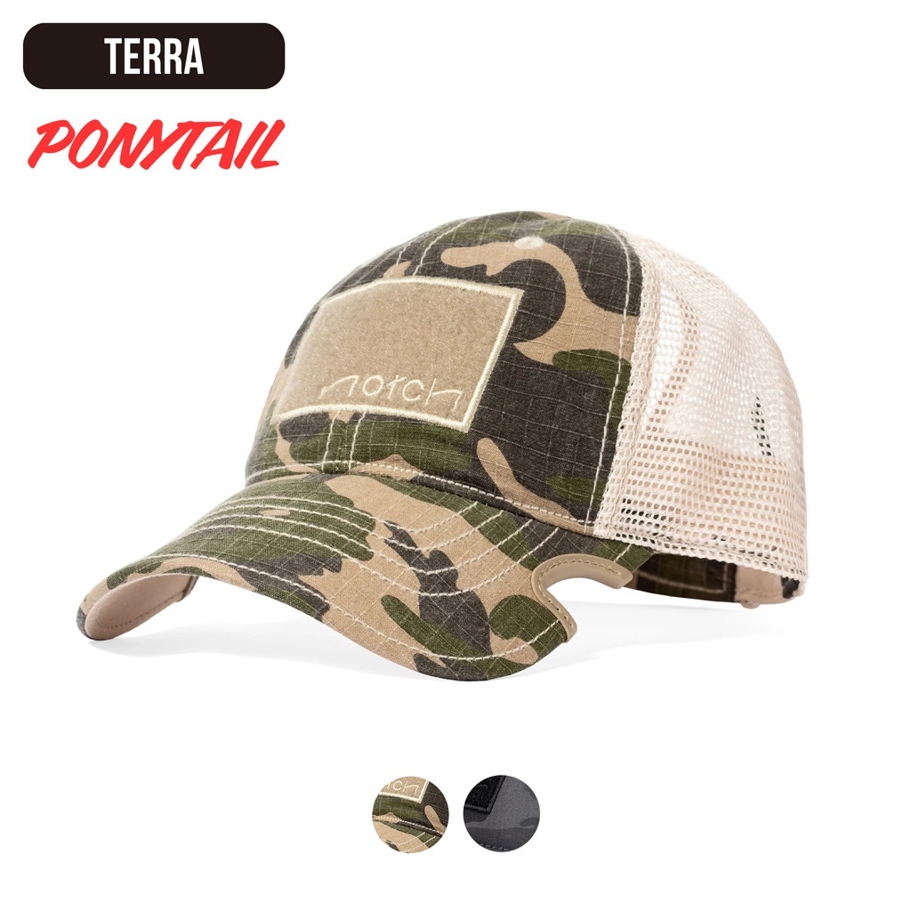【Notch Gear ノッチ ギア】Classic Adjustable Ponytail Operator - Camo