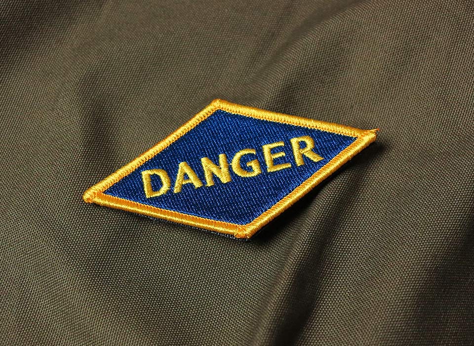 【ゆうパケット対象 】DRB Danger Tab Vintage Morale Patch