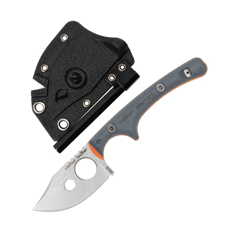 【Outdoor Element アウトドア エレメント】Contour Feather Adventure Survival Knife