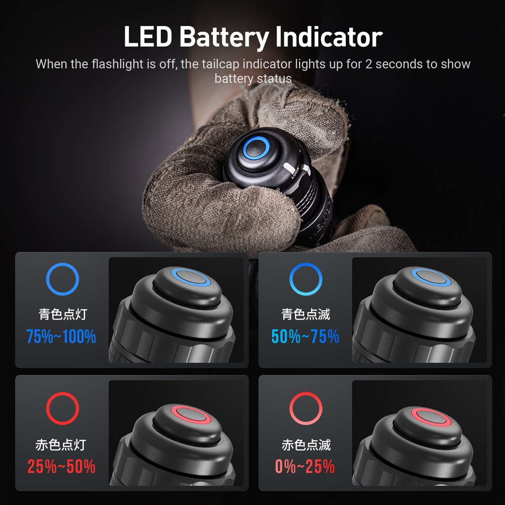 【Nextorch ネクストーチ】TA30D Flashlight