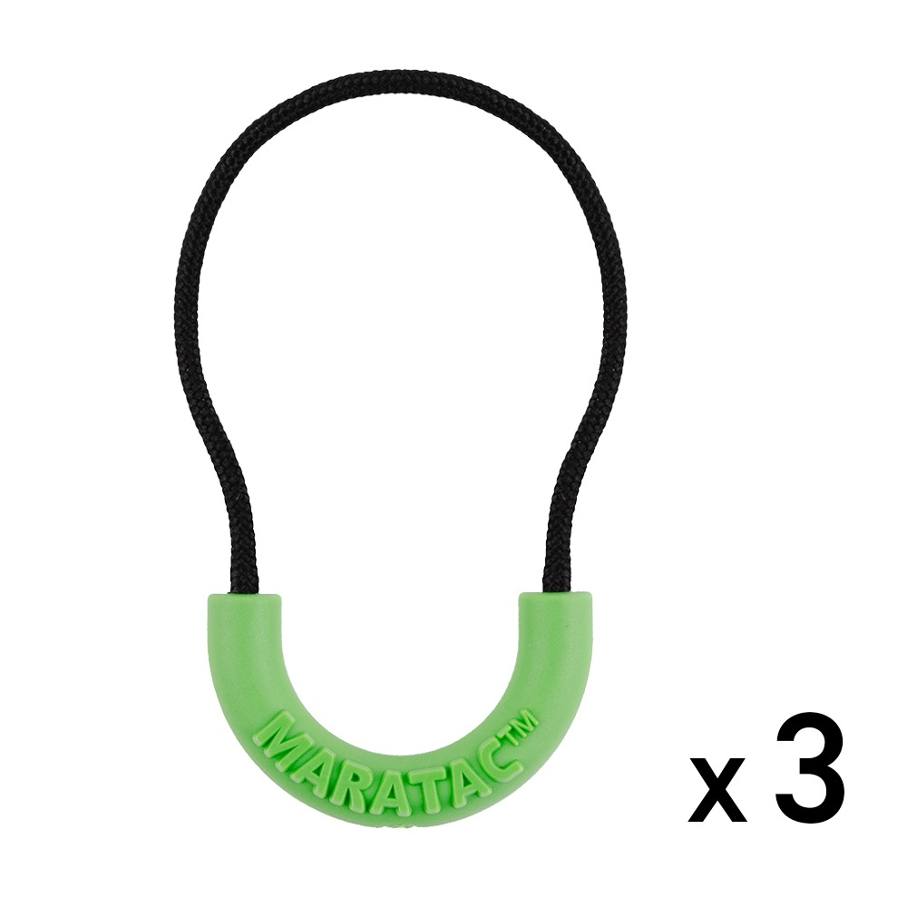 Maratac マラタック】Zipper Pull - Hi Viz 3pack | KINRYUオンライン