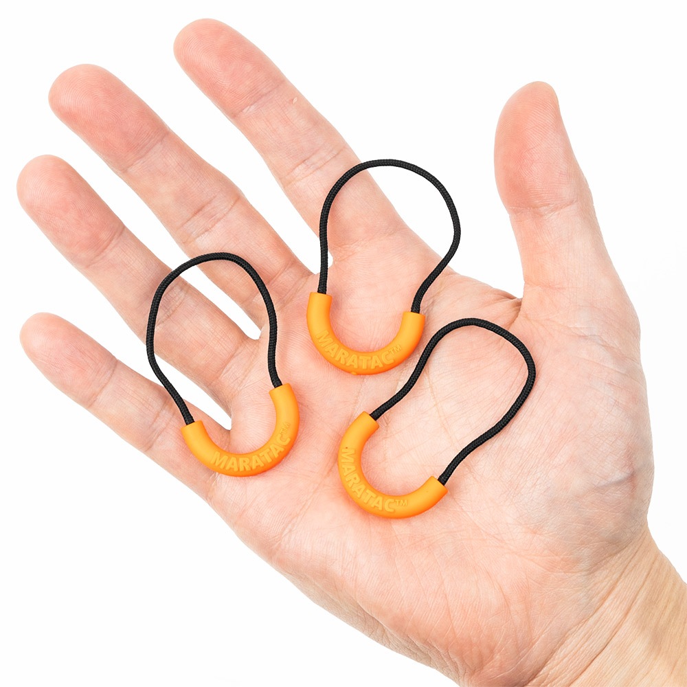 【Maratac マラタック】Zipper Pull - Hi Viz 3pack