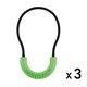 【Maratac マラタック】Zipper Pull - Hi Viz 3pack