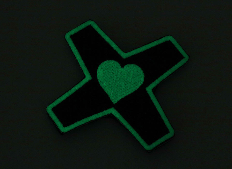 【ゆうパケット対象 】PDW Heart Marks The Spot GID Morale Patch