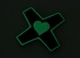 【ゆうパケット対象 】PDW Heart Marks The Spot GID Morale Patch