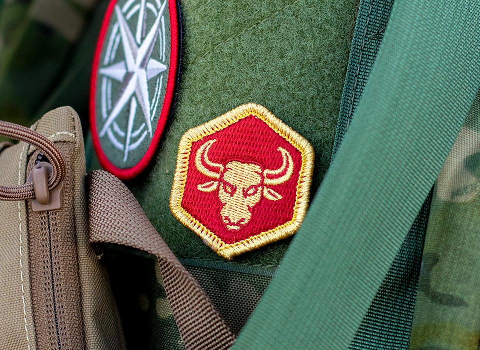 【ゆうパケット対象 】PDW Lunar New Year Ox Mini Morale Patch