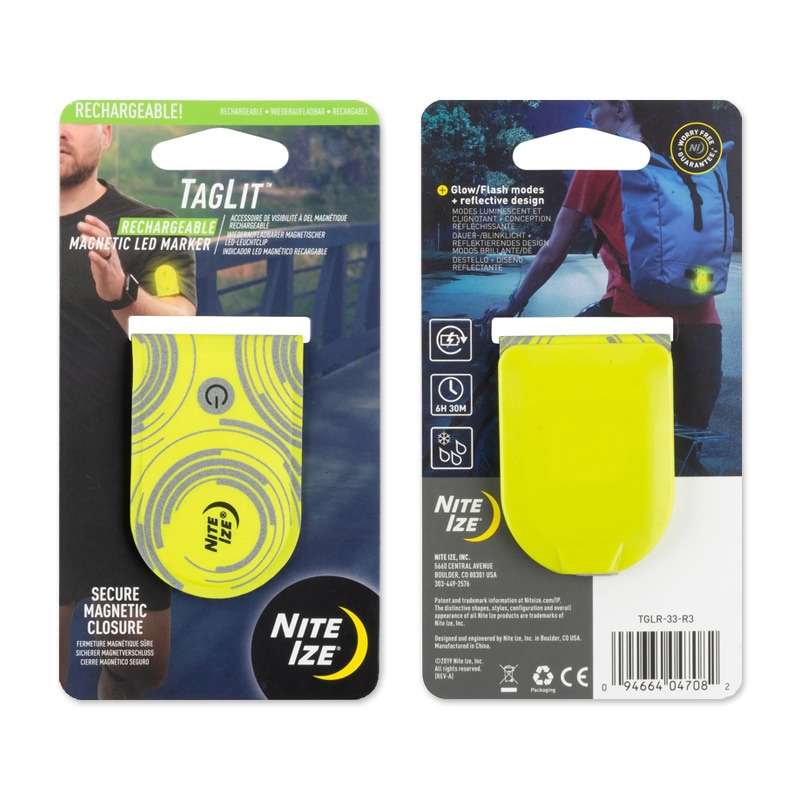 【値引き】iLiFE! あいらいふ　あいす　セット Nite Ize ナイトアイズ】TagLit Rechargeable Magnetic LED