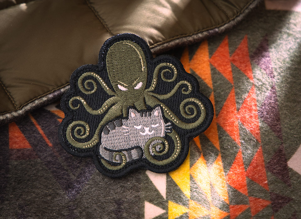 【ゆうパケット対象 】SPD Kraken Kitteh Morale Patch