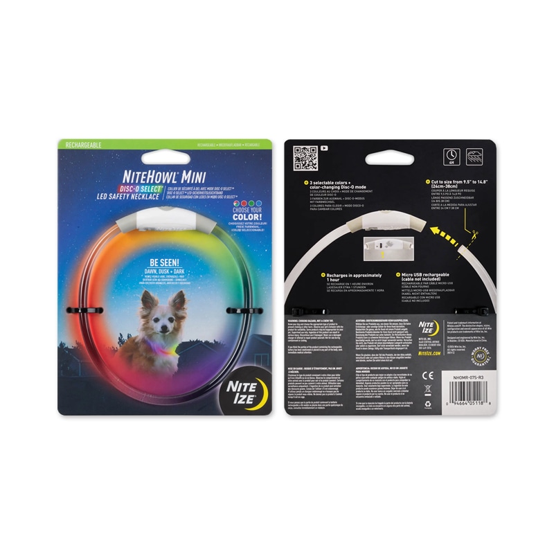 Nite Ize ナイトアイズ】NiteHowl Rechargeable LED Safety Necklace