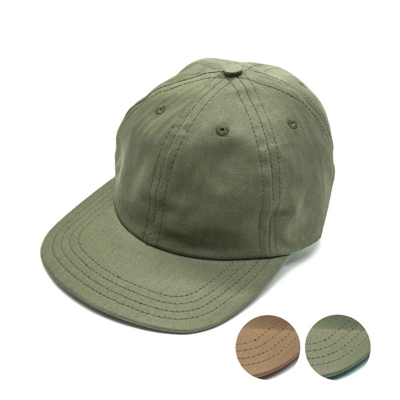 【PDW プロメテウス デザイン ワークス】Six Panel Baseball Cap Herringbone Twill