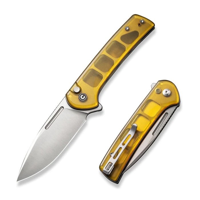 【CIVIVI シビビ】 Conspirator Flipper & Button Lock Knife Ultem Handle