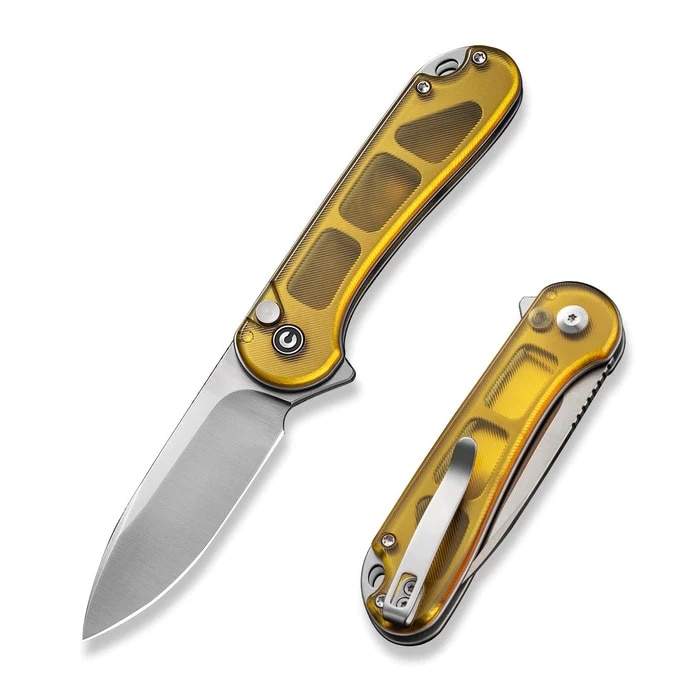 【CIVIVI シビビ】 Button Lock Elementum II Pocket Knife Ultem Handle