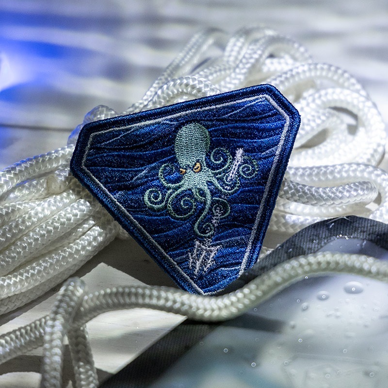 【ゆうパケット対象 】SPD Alt Blue Wave Morale Patch