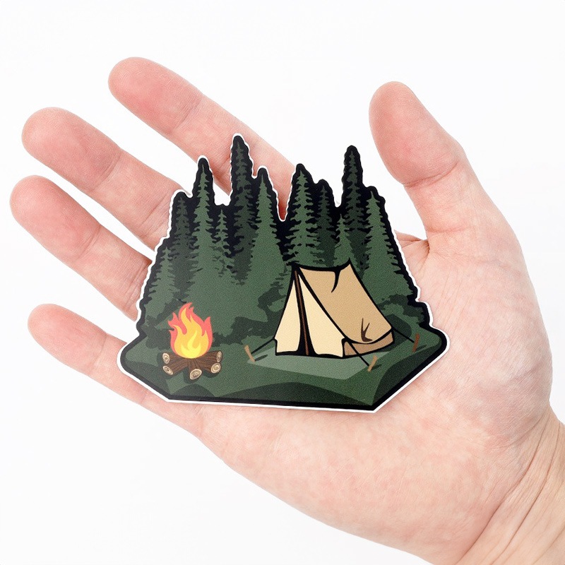 【ゆうパケット対象 】PDW Campsite Sticker