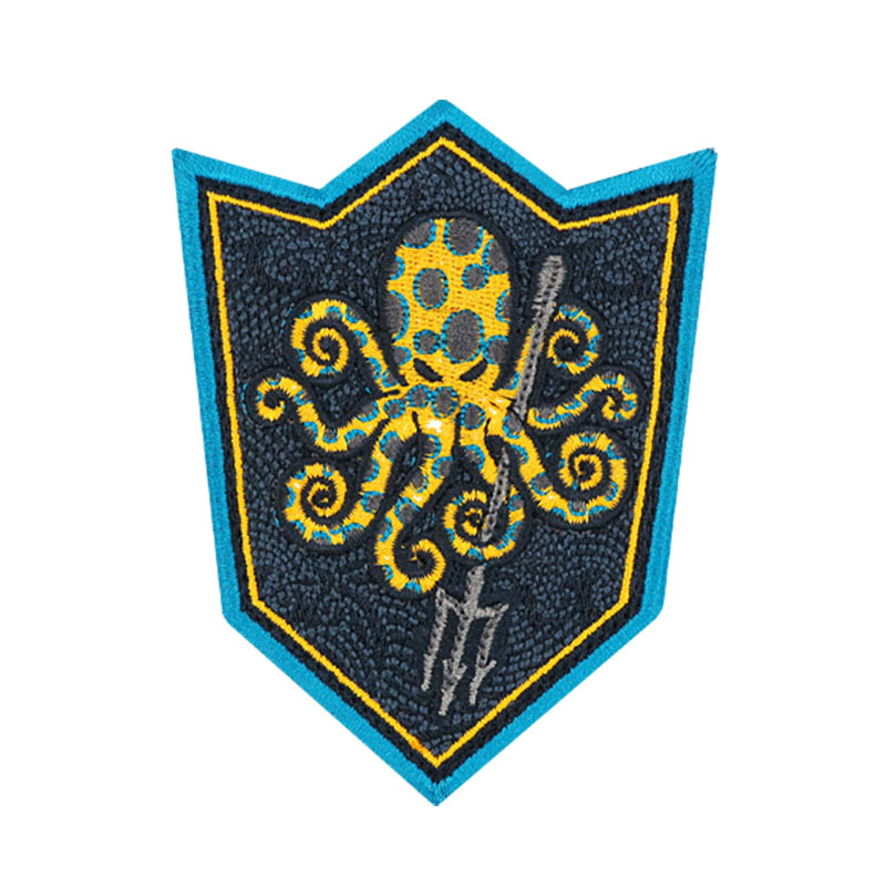 【ゆうパケット対象 】SPD Kraken UET Blue Ringed Morale Patch