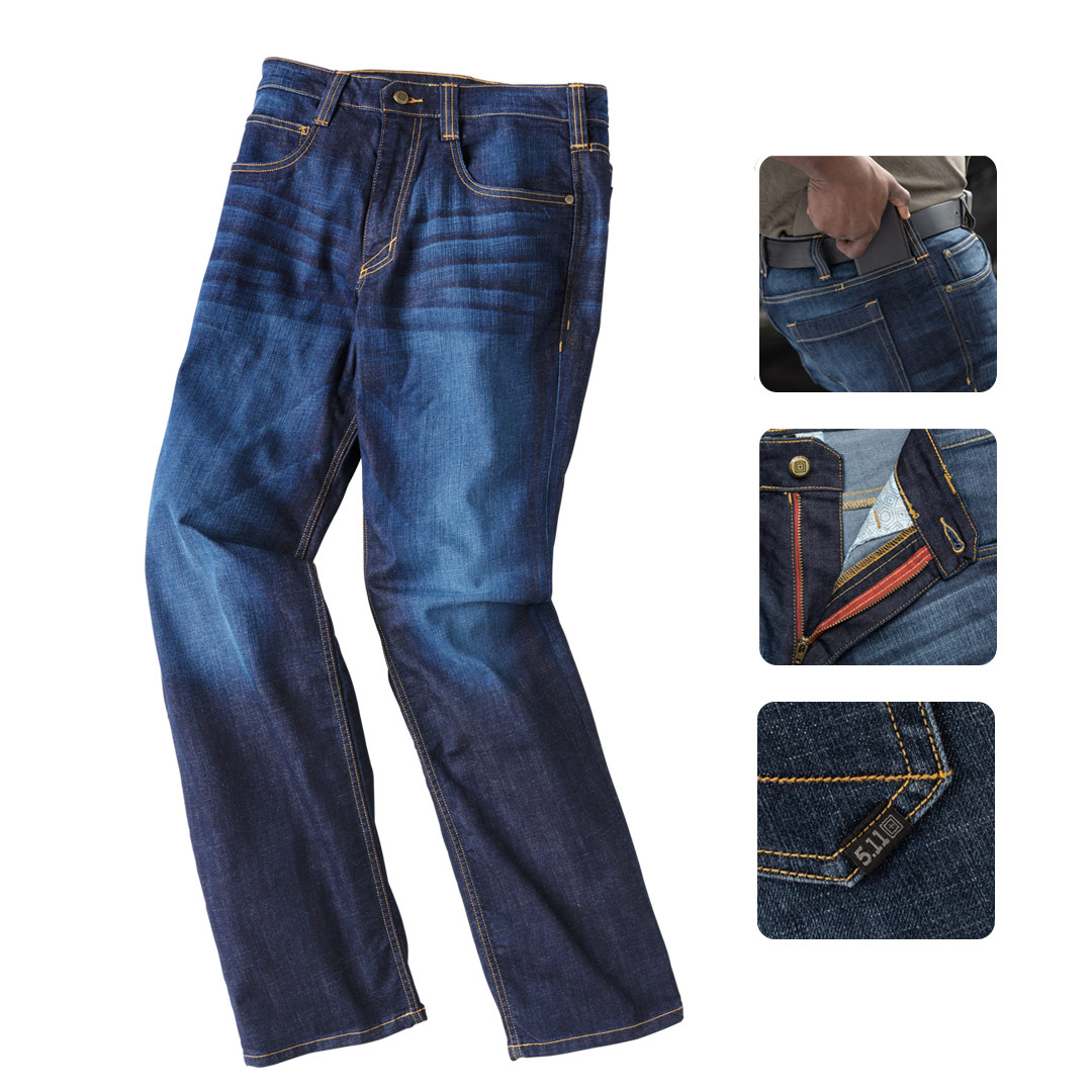【5.11 Tactical ファイブ イレブン タクティカル】Defender-Flex Regular Jean