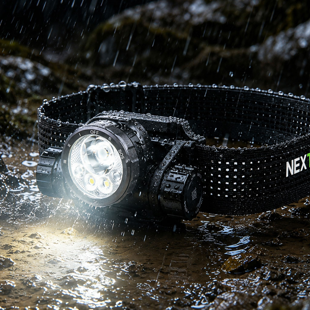 【Nextorch ネクストーチ】hiStar Headlamp With Helmet Mount