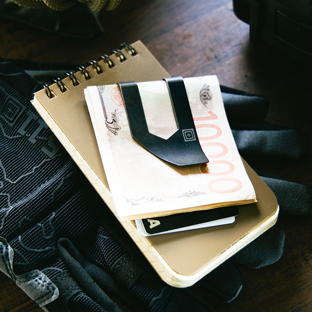【5.11 Tactical ファイブ イレブン タクティカル】Steel Jacket Money Clip