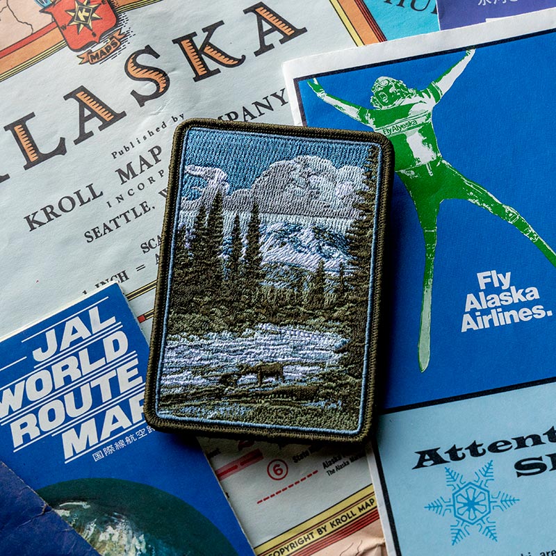 【ゆうパケット対象 】PDW Alaska Morale Patch