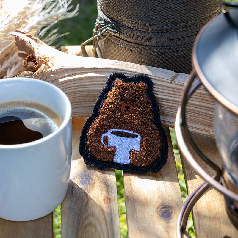 【ゆうパケット対象 】PDW Coffee Bear Morale Patch