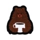 【ゆうパケット対象 】PDW Coffee Bear Morale Patch